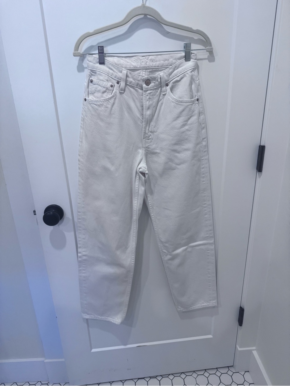 MOTHER High Waist Double Stack Ankle size 25